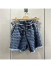 24 Miumiu Women s Printed Logo Denim Short Pants Shorts - MIU MIU - BALAAN 6