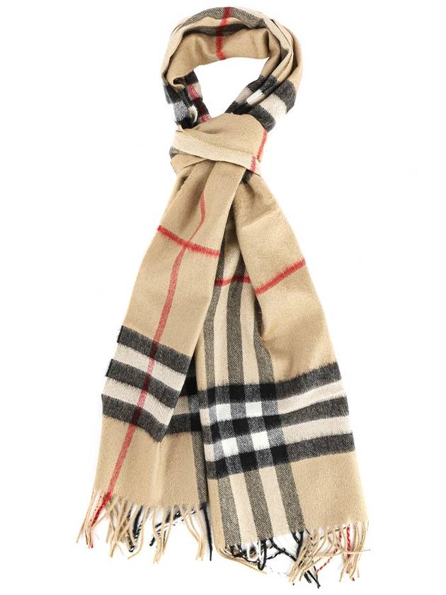 Vintage Check Cashmere Muffler Beige - BURBERRY - BALAAN 2