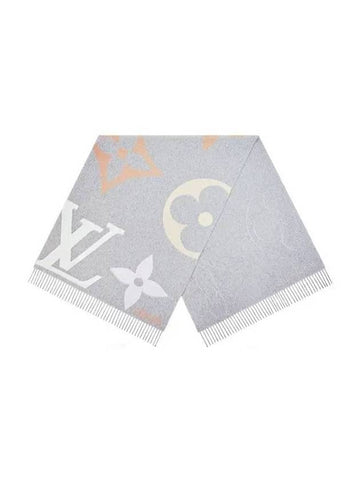 The Ultimate Wool Cashmere Scarf Gray - LOUIS VUITTON - BALAAN 1