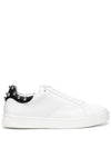 Women s Low Top Sneakers SKDK0ASTUD WHITESILVE BPG - LANVIN - BALAAN 1