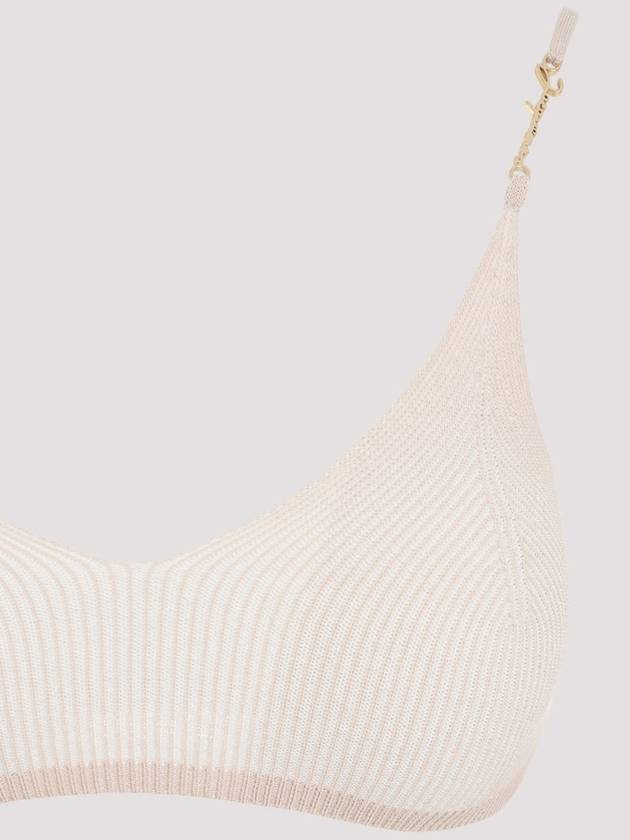 Pralou logo decoration bralette top 231KN5022060 - JACQUEMUS - BALAAN 4