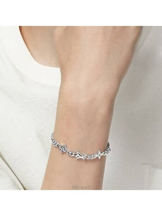 MNG Row Bracelet Silver - LOUIS VUITTON - BALAAN 2