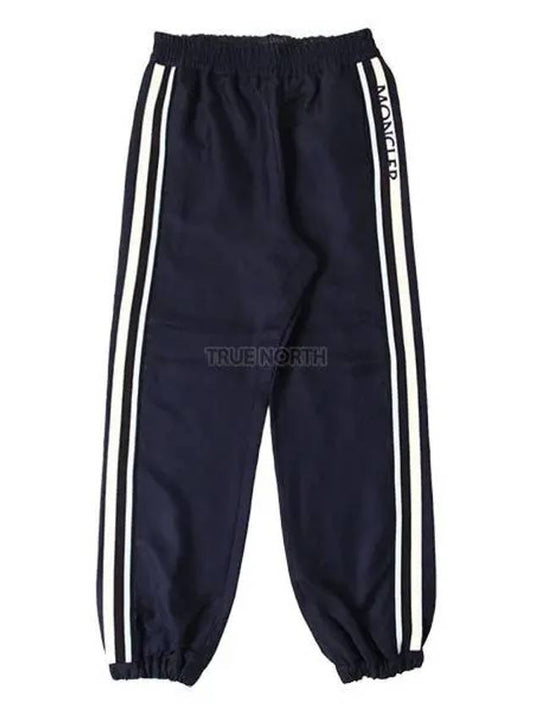 Women 2A00001 597DR 76I Logo Trimming Jogger Pants Navy 1061329 - MONCLER - BALAAN 1