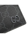 Black GG Supreme Canvas Bicolor CC Logo Card Wallet 768248 - GUCCI - BALAAN 8