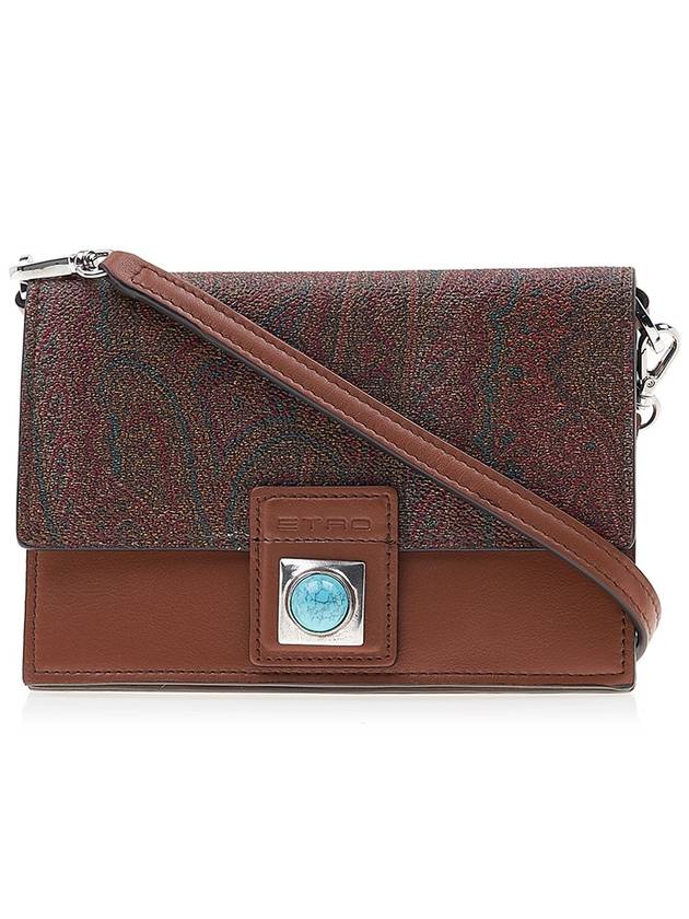 Women's Crown Me Paisley Print Cross Bag Brown - ETRO - BALAAN 2