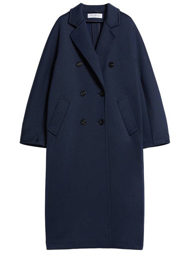 Madame 2 Coat MADAME2 012 BLU MARINO MXC063 - MAX MARA - BALAAN 1