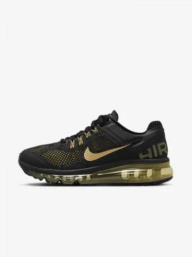 Air Max 2013 Junior Sneakers Black Infinite Gold Metallic 555426 005 716464 - NIKE - BALAAN 1