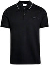 Short Sleeve Men's Men's Black Black T-Shirt K10K112751 BEH - CALVIN KLEIN - BALAAN 2