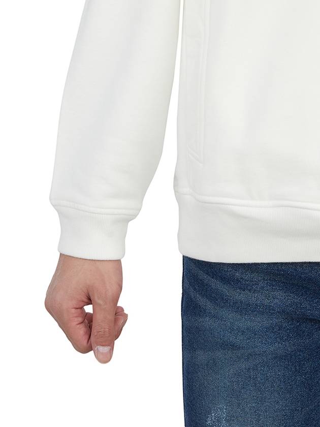 Men's Garment Dyed Crew Neck Sweatshirt White - TEN C - BALAAN 11