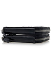 Brushed Leather Chain Mini  Shoulder Bag Black - PRADA - BALAAN 7