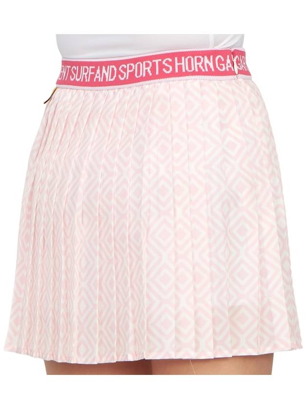 Women's Mini Pleated Skirt Pink - HORN GARMENT - BALAAN 11