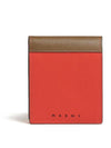 color block leather bifold wallet PFMI0003L0LV520 - MARNI - BALAAN 1