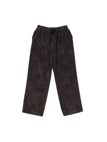 Logo Corduroy Wide Pants Grey - ARCANE FUNK - BALAAN 2