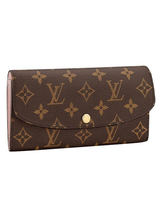 Louis VuittionEmily Monogram Long Wallet Brown - LOUIS VUITTON - BALAAN 1