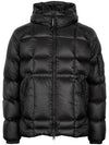 D.D. Shell Hooded Medium Down Padding Black - CP COMPANY - BALAAN 2