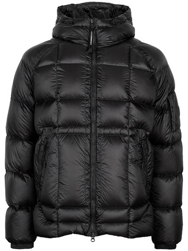 D.D. Shell Hooded Medium Down Padding Black - CP COMPANY - BALAAN 2