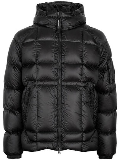 D.D. Shell Hooded Medium Down Padding Black - CP COMPANY - BALAAN 2