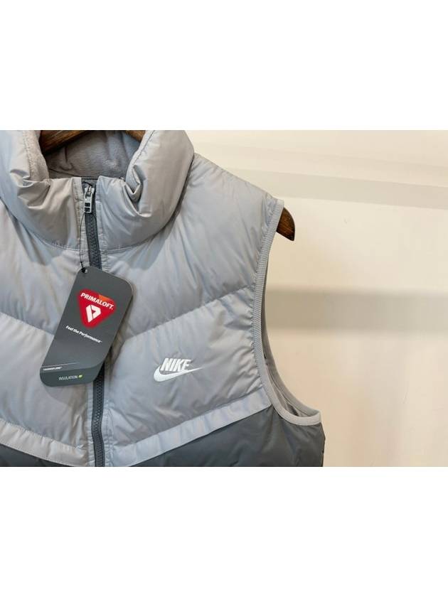 Padded vest FB8193 077 Two tone gray MENS M Asian fit - NIKE - BALAAN 3