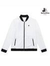 cold-sensitive material full open zip-up t-shirt 6204LZJNWHITE - BLACK&WHITE - BALAAN 1