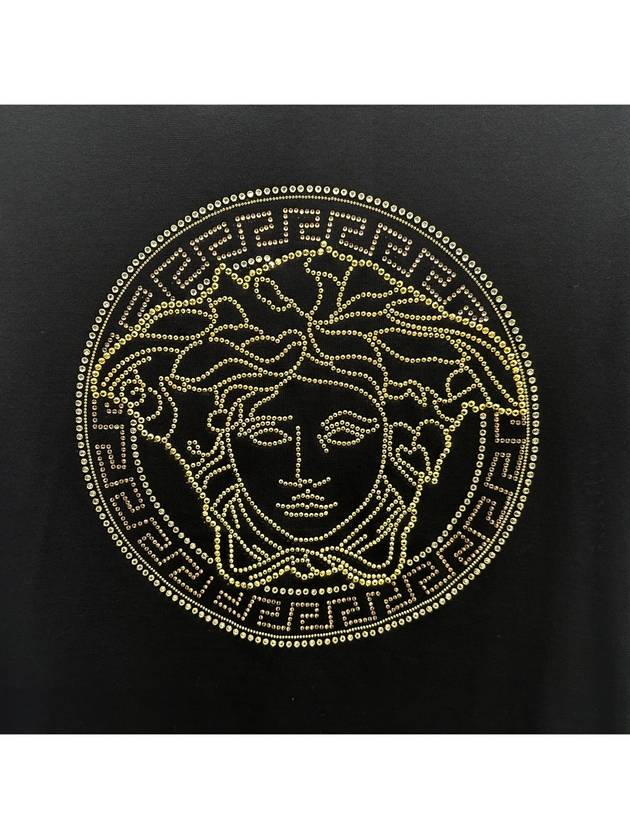 Men's Medusa Logo Short Sleeve T-Shirt Black - VERSACE - BALAAN 5