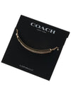 Pave Slider Bracelet Gold - COACH - BALAAN 9