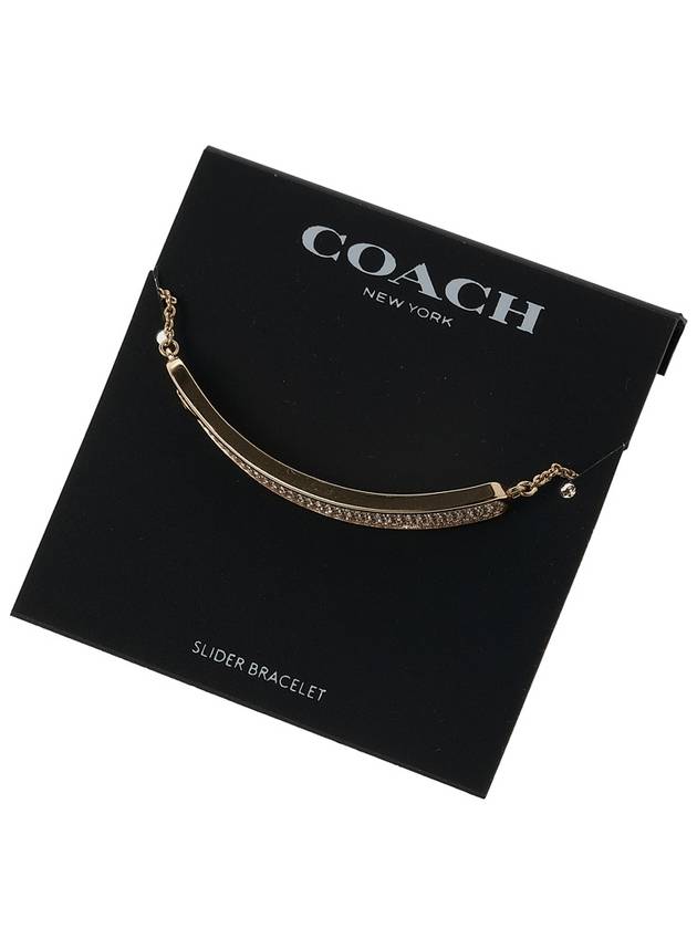 Pave Slider Bracelet Gold - COACH - BALAAN 9
