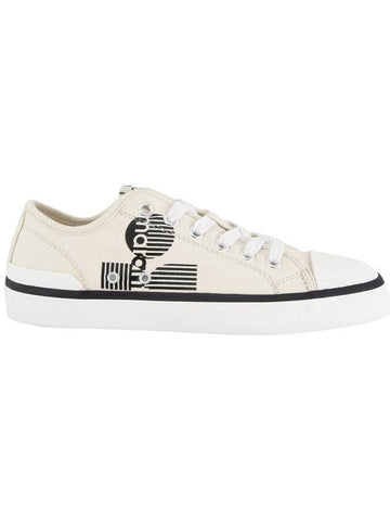 Binkoo Logo Low Top Sneakers Chalk - ISABEL MARANT - BALAAN 1