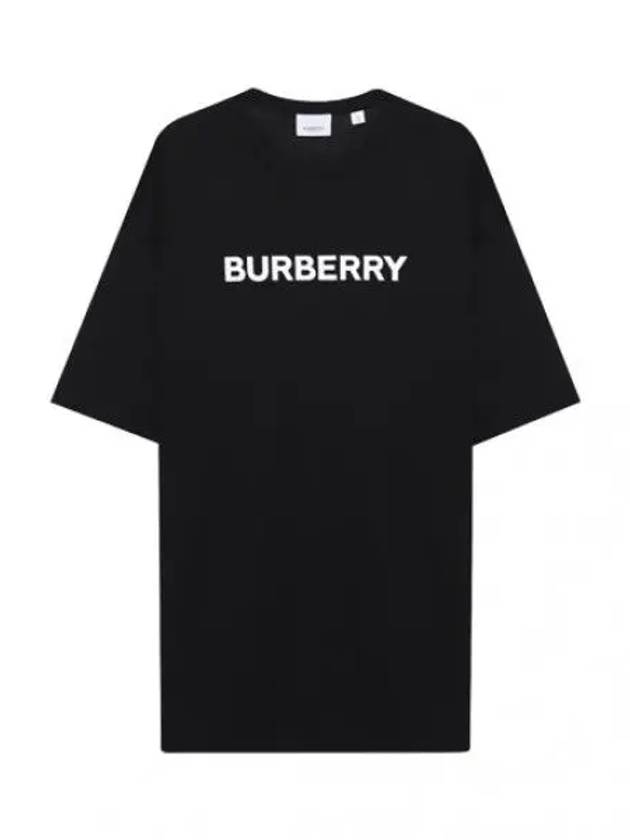 Logo Print Cotton Oversized T Shirt Short Sleeve Men s Tee - BURBERRY - BALAAN 1