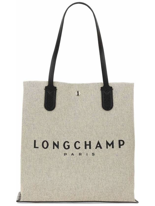 Roseau L Tote Bag Black - LONGCHAMP - BALAAN 6