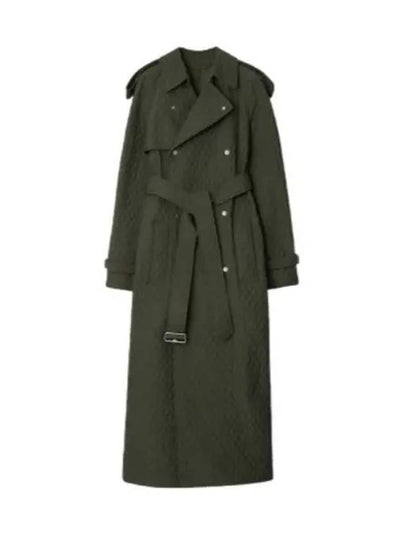 Double Breasted Quilted Trench Coat Loch - BURBERRY - BALAAN 2