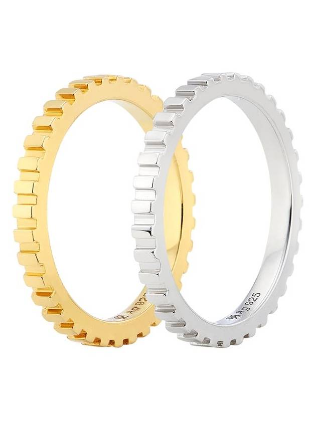 Unisex Time Cog Slim Ring 22K - BE/GINS - BALAAN 1