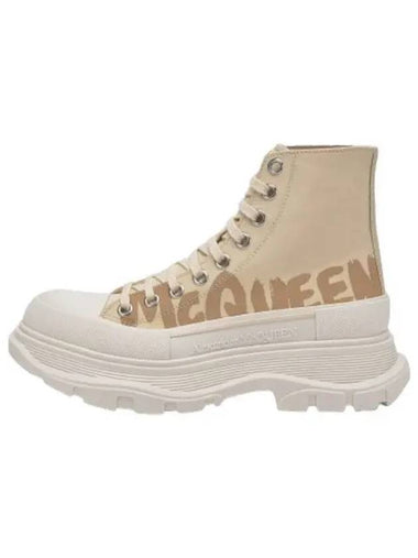 Tread Slick Sneakers Beige - ALEXANDER MCQUEEN - BALAAN 1