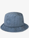 Nylon Metal Econyl Regenerated Nylon Bucket Hat Avio Blue - STONE ISLAND - BALAAN 4