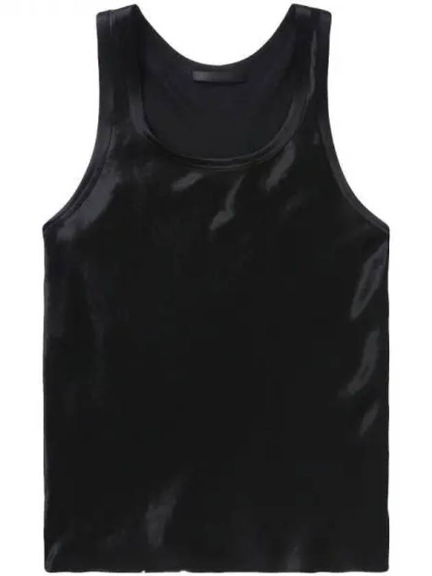 Scoop neck satin tank top - HELMUT LANG - BALAAN 1