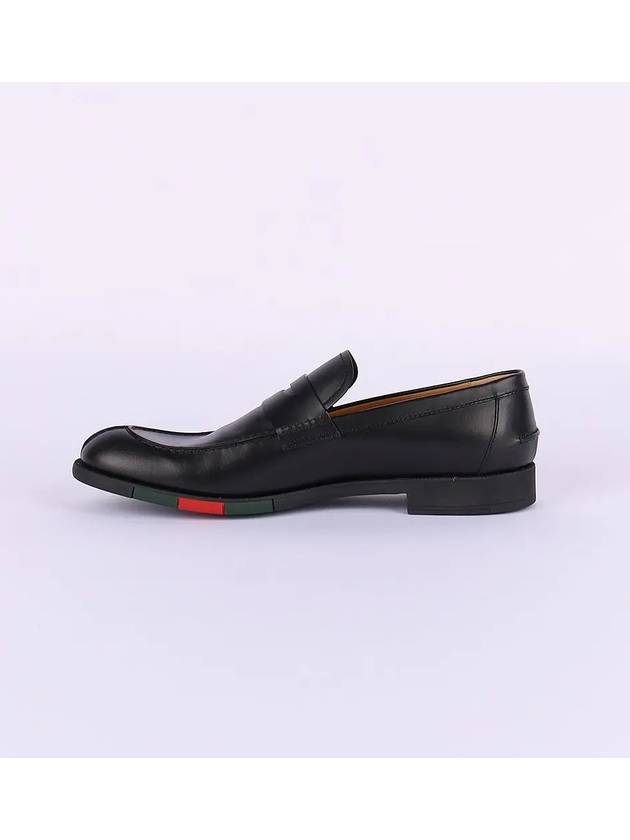 Web Stripe Loafers Black - GUCCI - BALAAN 4