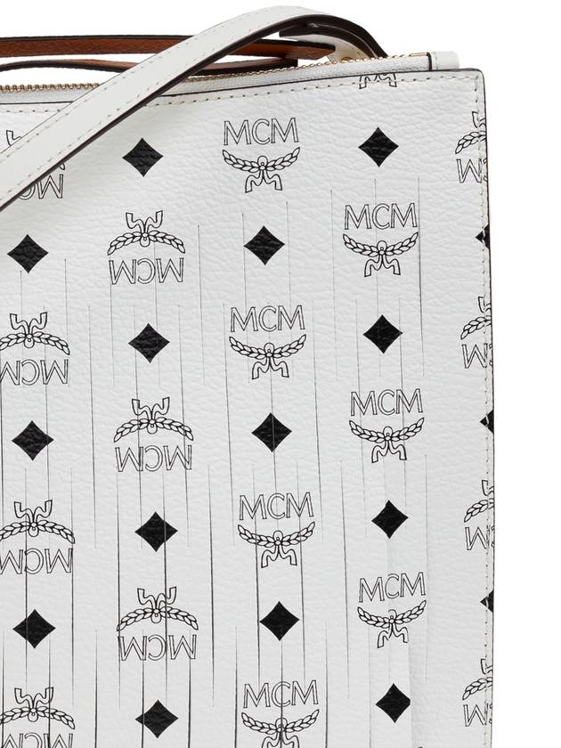 MCM Shoulder Bag Aren Medium, Women's, White - MCM - BALAAN 6