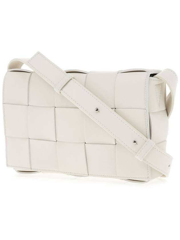 Intrecciato Cassette Cross Bag White - BOTTEGA VENETA - BALAAN 3