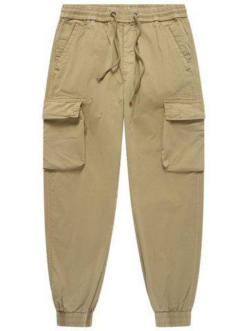 Men's Cargo Jogger Pants Dark Beige - SOLEW - BALAAN 1