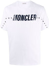 Fragment Oversized Logo Print Short Sleeve T-Shirt White - MONCLER - BALAAN 2