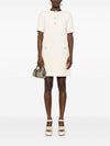 Wool Tweed Short Dress Ivory - GUCCI - BALAAN 6