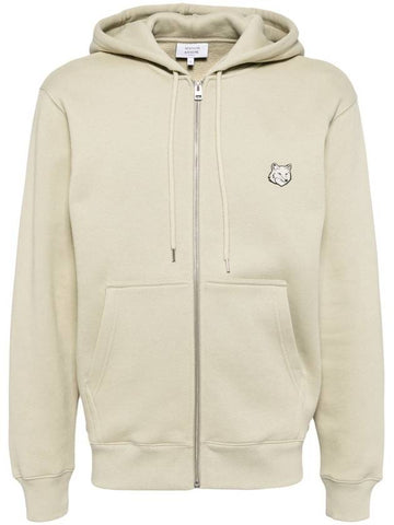 Maison Kitsuné Bold Fox Head Patch Comfort Zipped Hoodie Clothing - MAISON KITSUNE - BALAAN 1