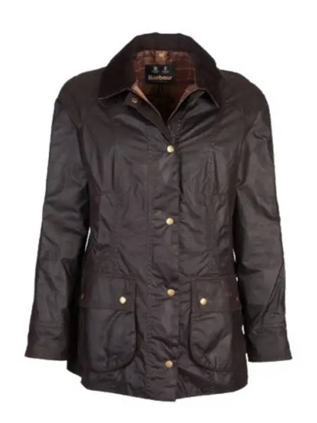 Beadnell Wax Zip-up Jacket Rustic - BARBOUR - BALAAN 2