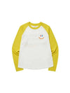 LaLa Raglan Long Sleeve T-Shirt Yellow - LALA SMILE - BALAAN 2