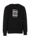 4G Star Logo Print Cotton Sweatshirt Black - GIVENCHY - BALAAN 1