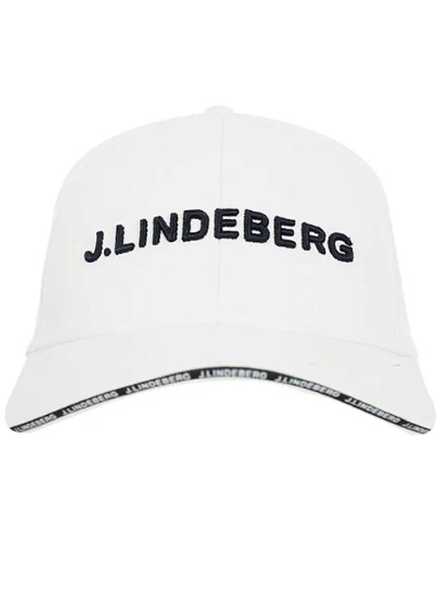 Harry Embroidered 3D Logo Ball Cap White - J.LINDEBERG - BALAAN 3