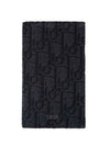 Oblique Jacquard Card Wallet Black - DIOR - BALAAN 1