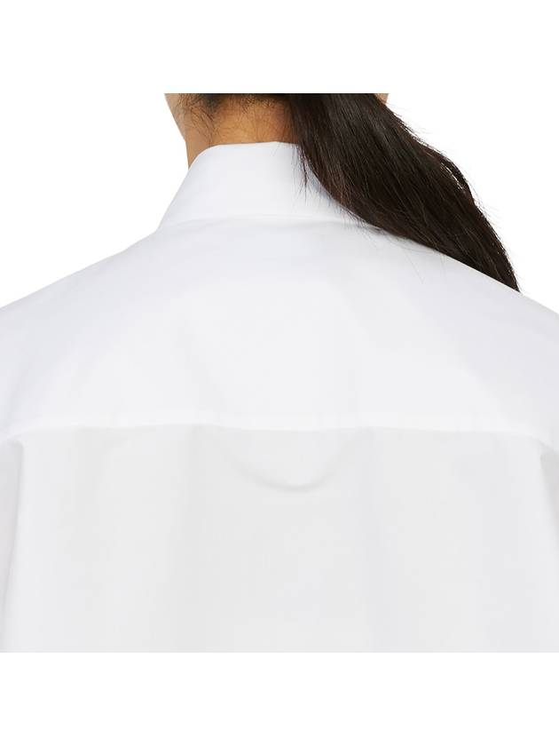 Women's Sleeveless Button-Up Shirt White - BALENCIAGA - BALAAN 8