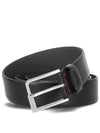 Logo Leather Belt Black - HUGO BOSS - BALAAN 2