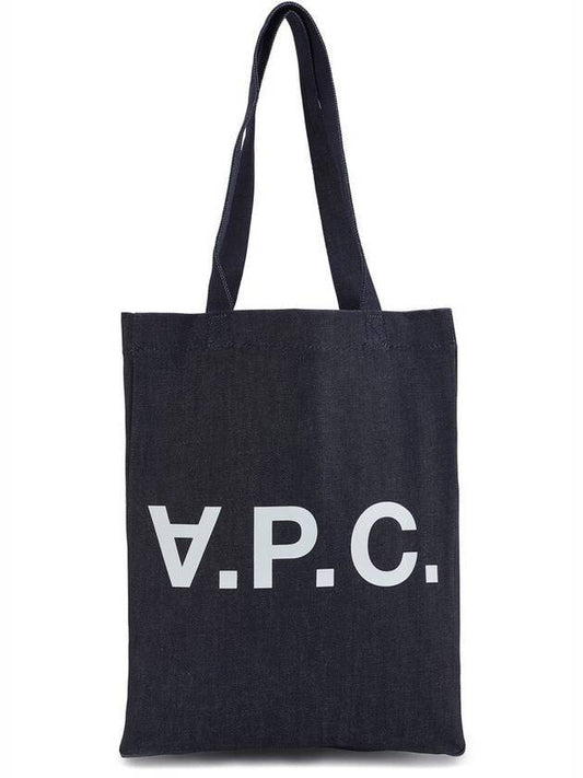 Logo Denim Eco Tote Bag Indigo - A.P.C. - BALAAN 1