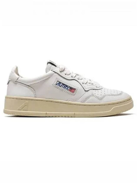 Medalist Goatskin Low Top Sneakers White - AUTRY - BALAAN 2